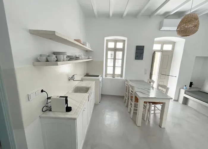 Cycladic Rooftop House In The Heart Of Parikia Semesterbostad